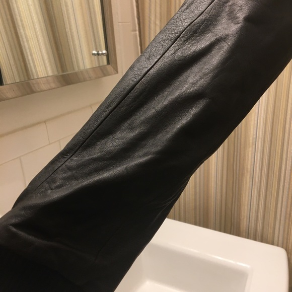 NWT Lucky Brand Two-Tone Varsity Jacket Cotton W/ Leather Sleeves Size Medium - Picture 10 of 15